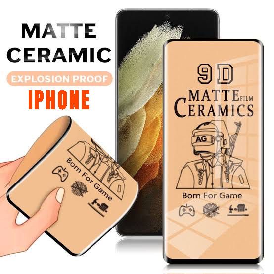 IPHONE Tg Anti-scratch Ceramic Matte ทุกประเภทของ iPhones Anti-Oil Glare