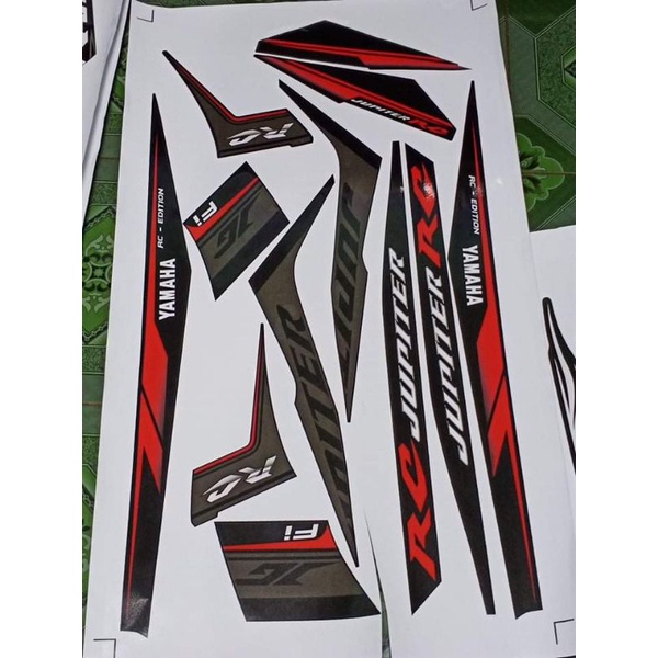 Jupiter fi RC แสตมป์แบบถอดได้สีดําและสีแดง