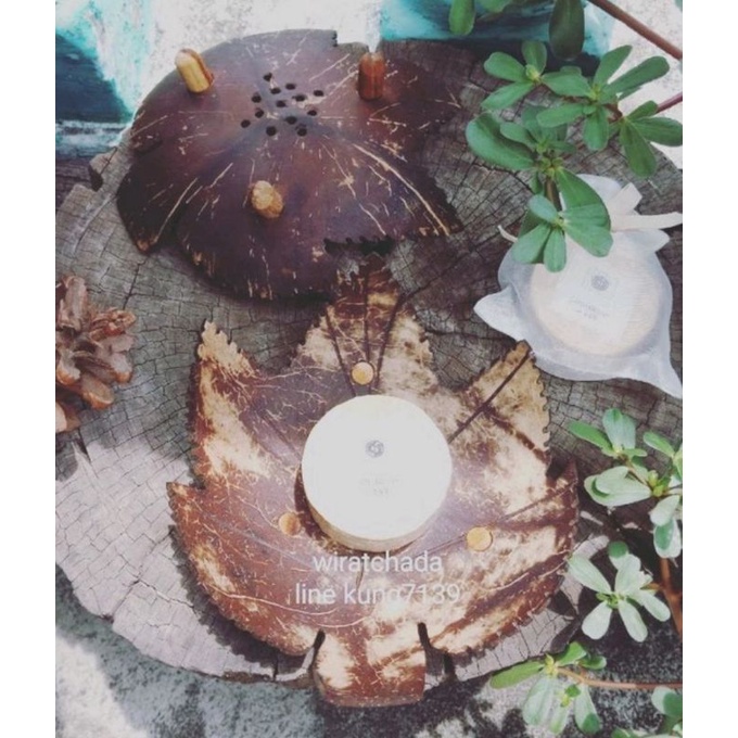 ที่รองสบู่กะลามะพร้าว แฮนแมคงานธรรมชาติ เกรดพรีเมี่ยม