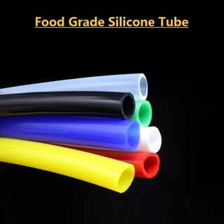 1/3Meter 10x16mm Food Grade Imported Silicone Hose Flexible Tube Drink Hose Pipe Temperature Resistance Nontoxic Environmental เกรดอาหาร นําเข้า ท่อซิลิโคน ยืดหยุ่น ท่อเครื่องดื่ม ความต้านทานอุณหภูมิ ปลอดสารพิษ สิ่งแวดล้อม