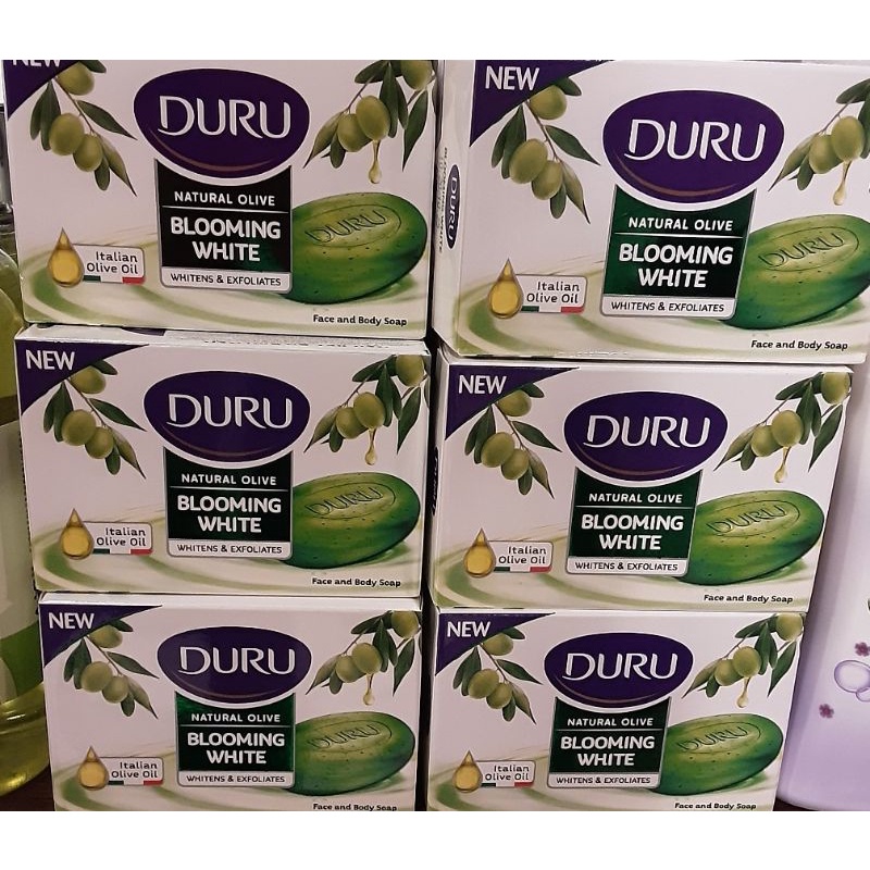 สบู่ ดูรู บลูมมิ่งไวท์ บาร์ โซป Duru Blooming White Bar Soap 140 g. (pack 2 ก้อน) ขายดีในตุรกี