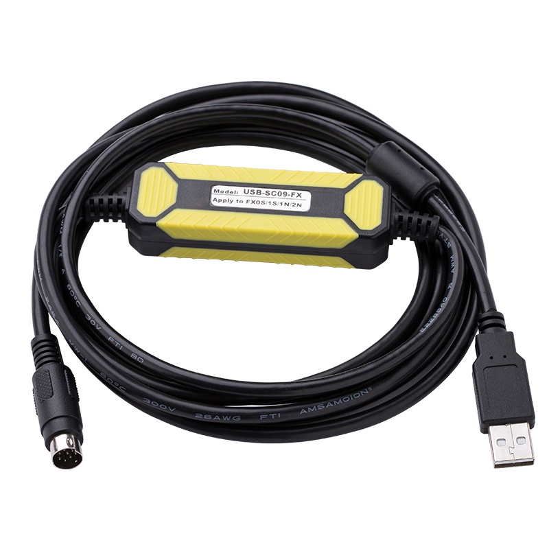 MITSUBISHI สายเคเบิ้ล Usb - Sc09 - Fx Plc สําหรับมิตซูบิชิ Fx - Usb - Aw Immunity Fx1N / Fx0 / Fx1N / Fx0 / Fx / Fxns / Fx 3 / Fx
