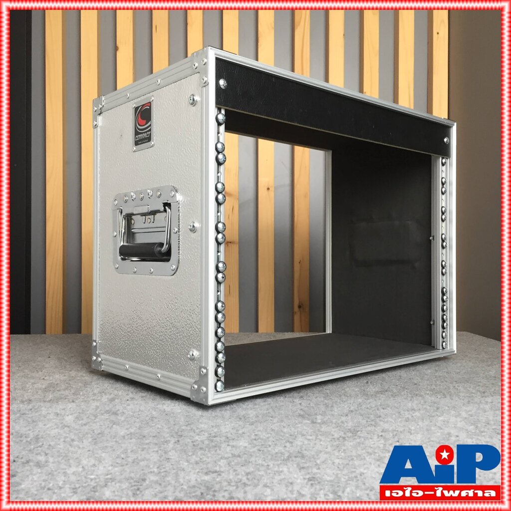 COMPACT EL-10 RACK สีเงิน เปลือยหน้า-หลัง (ไม่มีฝาปิด) ลึก11นิ้ว EL10 EL 10 แร็คเครื่องเสียง กล่องเก็บเครื่องเสียง คอ...