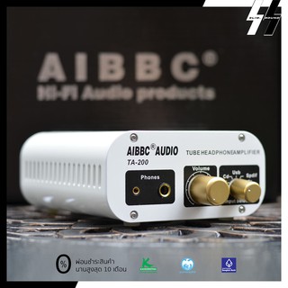 DAC/Tube Headphone Amplifie | AIBBC - TA-200 | XMOS+ES9038 DSD - DAC/Tube - Headphone Amplifier Balance (โปรดเช็คสต๊อก)