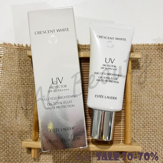 ป้ายไทย_ของแท้100%_Estee Lauder Crescent White Full Cycle Brightening UV Protector SPF 50/PA++++ 30 ml