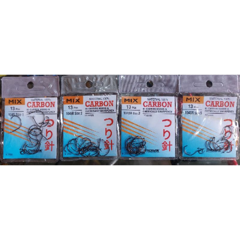 MATA SHRIMP HOOK MIX CARBON 1045R (รูอิต)