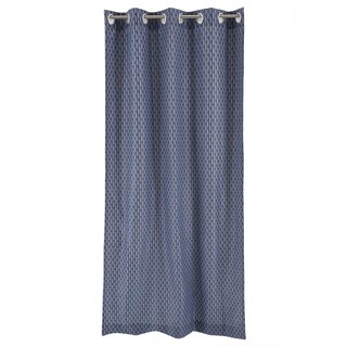 ผ้าม่าน EYELET CHILD FREEDOM STYLE COVE 135X220 ซม. สีน้ำเงิน ผ้าม่านประตู CURTAIN ผ้าม่านและมู่ลี่