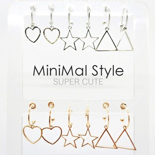 ต่างหูห่วง Minimal Style