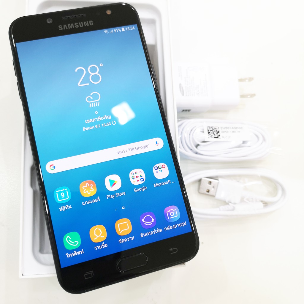 Samsung Galaxy J7+ (J7 Plus) (RAM32 RAM4) เครื่องศูนย์ สภาพดี No.9374