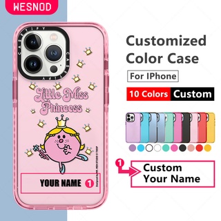 [Customized Name] เคสโทรศัพท์มือถือแบบนิ่ม Tpu ใส กันกระแทก ลายเจ้าหญิง Little Miss แฟชั่น สําหรับ Iphone 13 Pro Max 7 8 Plus 12 Mini X Xs Xr 11 Caseยี่ห้อtifyใสขอบเรียบโทรศัพท์มือถือฝาปิด