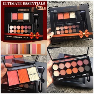 ชุดแต่งหน้า Sivanna Colora Ultimate Essentials 💌 HF390 ได้ถึง3ชิ้น