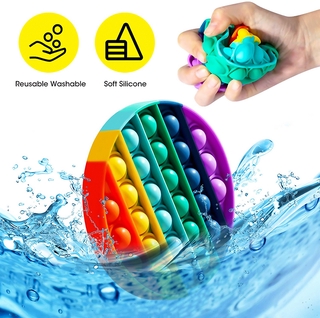 ของเล่น Pop It Fidget Bubble Sensory เสียงเงียบสําหรับเล่น ...