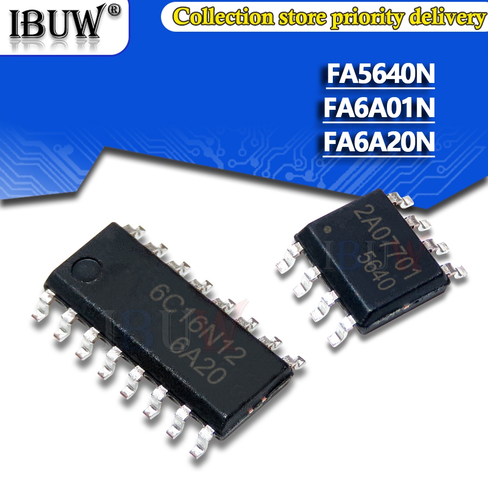 5PCS FA5640N FA6A01N FA6A20N FA5640 FA6A01 FA6A20 6A01 6A20 ชิป SOP