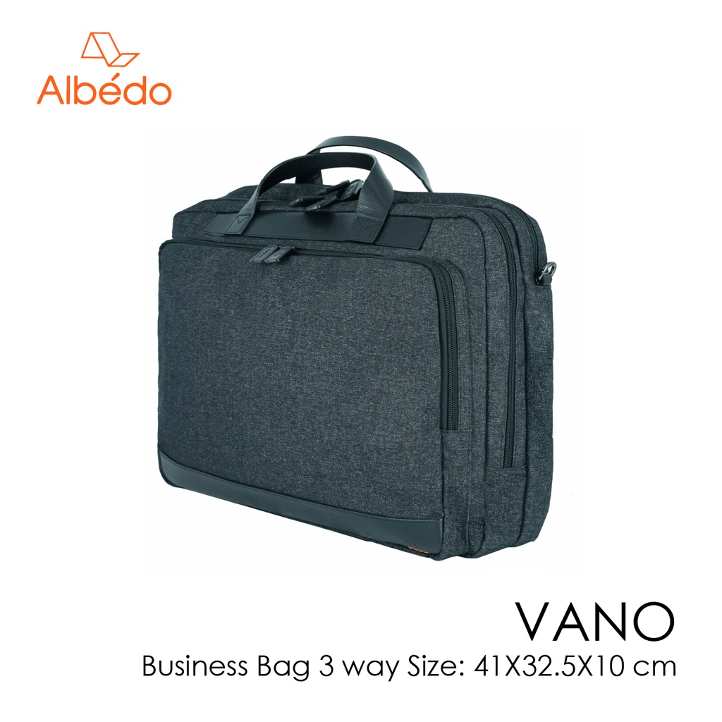 [Albedo] VANO BUSINESS BAG 3 WAY กระเป๋าเอกสาร สะพายได้ รุ่น VANO - VN00199