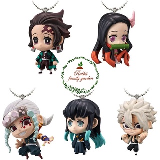 🌈🎋 พร้อมส่ง 🎋 Bandai Candy Toy V.3 DEMON SLAYER KIMETSU NO YAIBA MASCOT ตุ๊กตาฟิกเกอร์ ดาบพิฆาตอสูร โมเดลพวงกุญแจ ของแท้