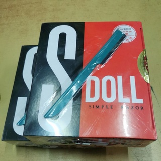 มีดโกน เอสดอร์  S DOLL RAZOR ด้ามเขียว บรรจุ​50เล่ม