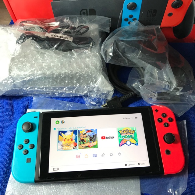 ขาย Nintendo Switch กล่องแดง สภาพนางฟ้า ซื้อมาแทบไม่ได้เล่น อุปกรณ์แท้ครบกล่อง(มือสองสภาพนางฟ้า เหมือนได้ของใหม่)