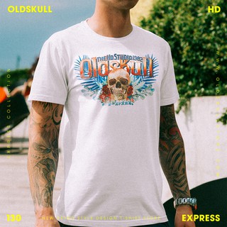 เสื้อยืด OLDSKULL EXPRESS - HD No.130 (SKULL&amp;GARDEN)