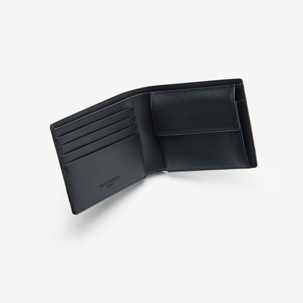 TAKEO KIKUCHI กระเป๋าสตางค์ PARQUET WALLET WITH COIN CASE