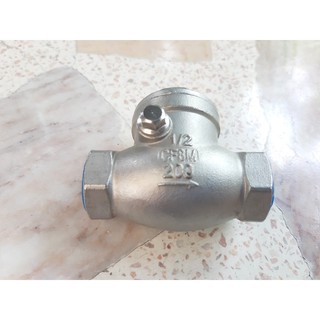 สแตนเลส SUS316 : เช็ควาล์ว (SWING CHECK VALVE 200,600 PSI) 1" 1-1/4" 1-1/2" 2"