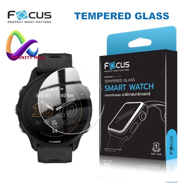 ฟิล์มกระจก โฟกัส Focus Garmin Forerunner 255 735 935 945 955 255s 245 55 45 165 Suunto Race S/9 peak