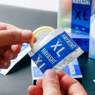 Hayashi XL Condom Size 54 mm. ถุงยางอนามัยฮายาชิ เอ็กซ์แอล ขนาด 54 มม.