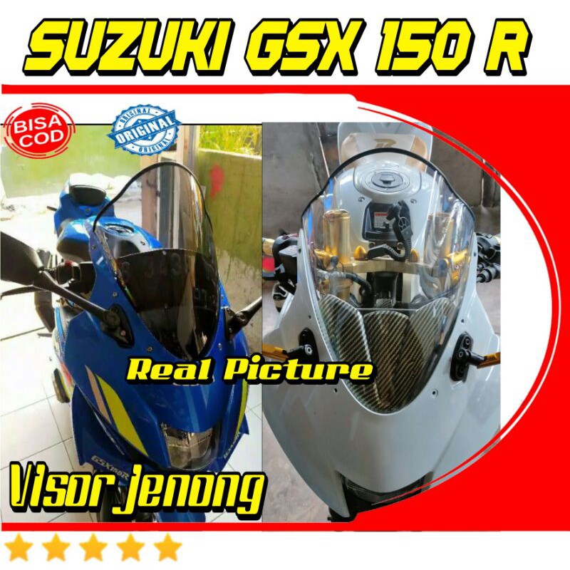 Winshield GSX 150R รุ่นเวียดนาม ซุปเปอร์จินงค์ + รายการยาง กระบังหน้า GSX 150R รุ่นเวียดนาม