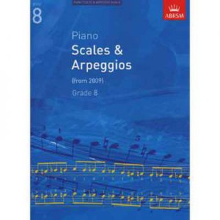 ABRSM Piano Scales &amp; Arpeggios, Grade 8 บันไดเสียงและอาร์เปจโจ เปียโน เกรดแปด