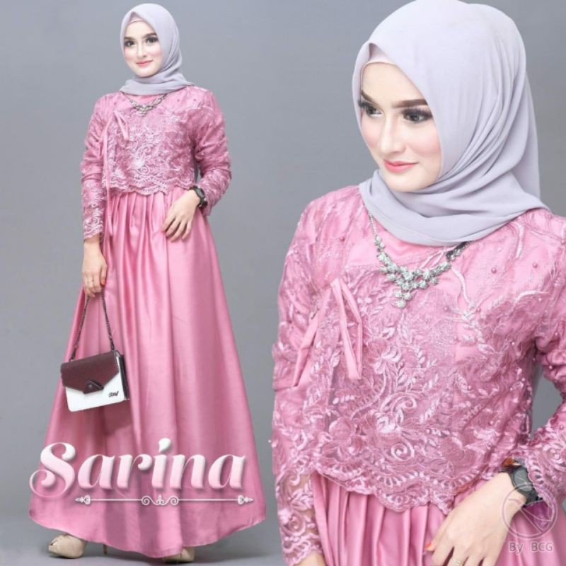 Sarina Dress borkat Gamis ผู้หญิงมุสลิม