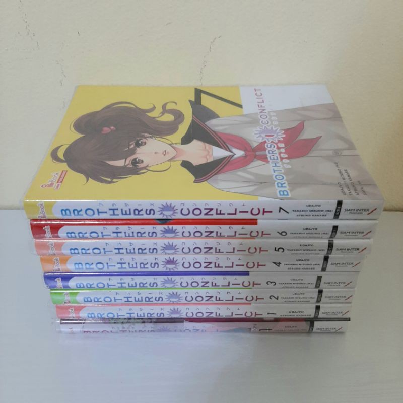 brothers conflict ss1 7 เล่มจบ +ss2 เล่ม1 หนังสือนิยายมือสอง light novel มือสอง การ์ตูนมือสอง