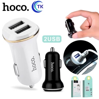 Hoco Z1 หัวชาร์จในรถยนต์ Car Charger 2USB 2.1A MAX ชาร์จรถ carcharge หัวชาร์จรถยนต์ พร้อมส่ง