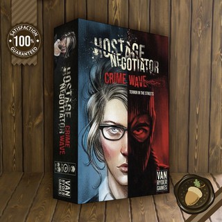 Hostage Negotiator Crime Wave เกมแนวสืบสวน บอร์ดเกม คู่มือภาษาอังกฤษ (Boardgame บอร์ดเกม การ์ดเกม เกม)