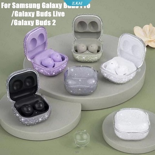 Samsung Galaxy Buds Pro เคสใสแบบใส/Live Soft ซิลิโคนป้องกันการหล่นเคสหูฟังแบบใส เหมาะสำหรับเคส Galaxy Buds Pro 2【ZK】