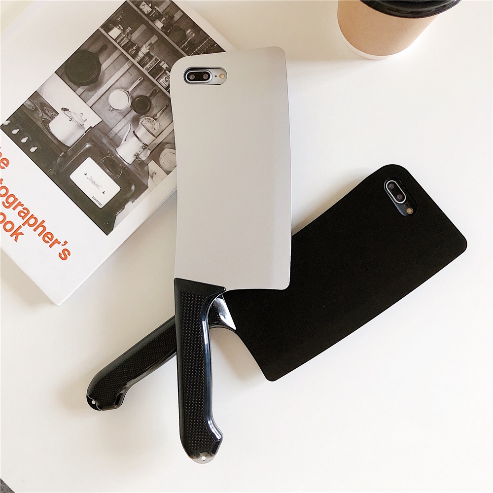 ตลกและมีสไตล์มีดครัวคุณภาพสูงสําหรับiphone 5 5S 6 6S 7 8 Plus SE 2020 XR X XS Max 11 12 13 Pro Max Mini