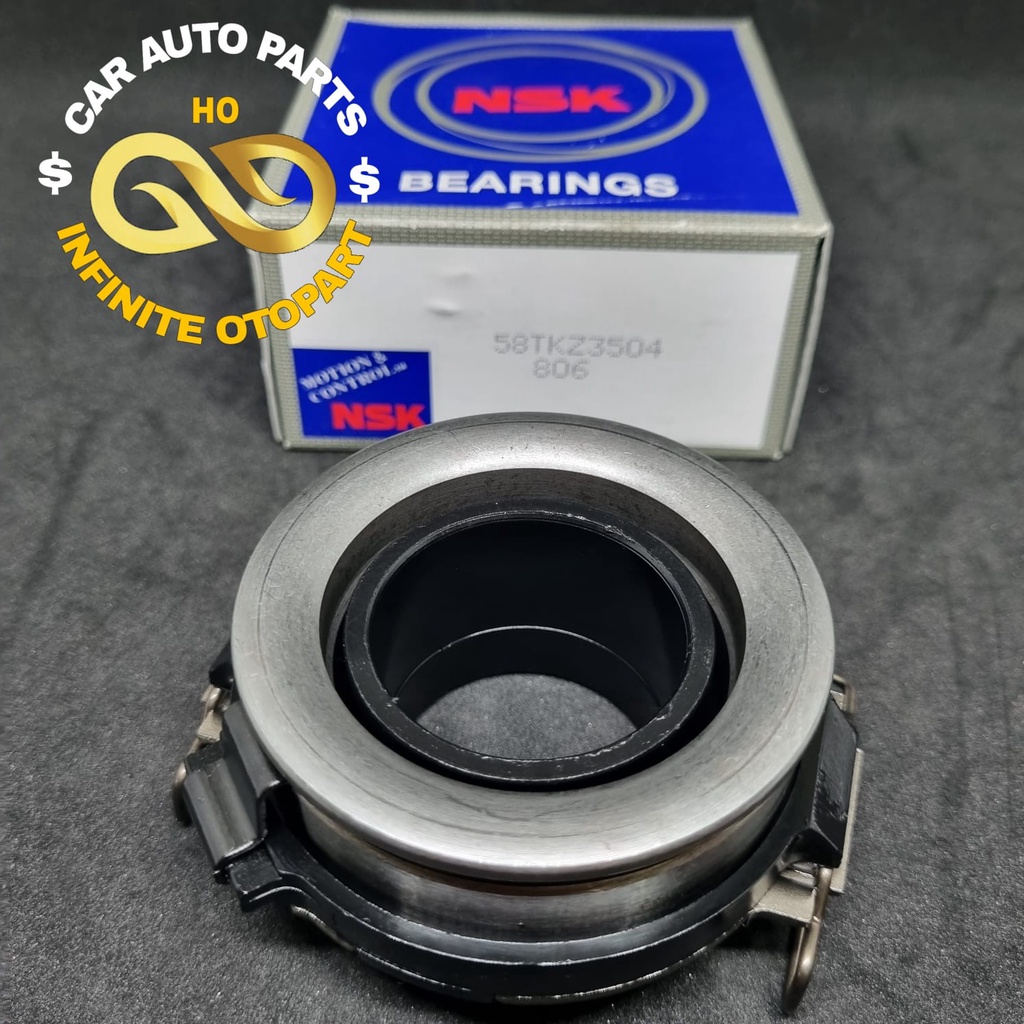 DEKLAHAR DRUG LAHER BEARING CLUTCH FORTUNER HILUX 2.5 2500CC HIACE DIESEL 58TKZ3504 NSK คุณภาพดี