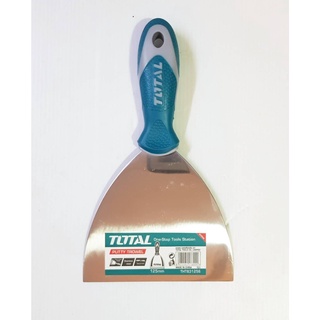 Total เกียงโป้วสี ด้ามยาง อย่างดี ขนาด 5 นิ้ว รุ่น THT831256 ( Putty Trowel )