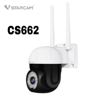 🔥ใหม่กล้องวงจรปิดไร้สาย VSTARCAM cs662 กล้องภายนอก กันน้ำได้ หมุนได้ ความละเอียด 3MP (1296p)