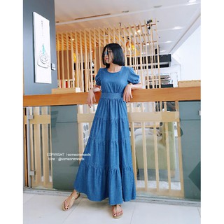 botton back jeans maxi