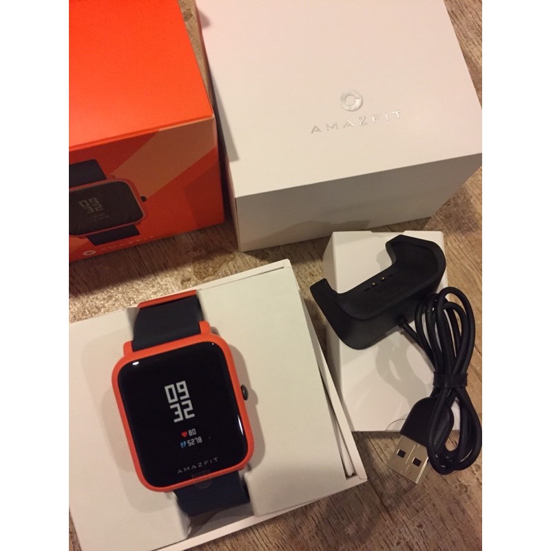 Amazfit Bip นาฬิกาอัจฉริยะ smart watch สีred orange - cropstationn ...