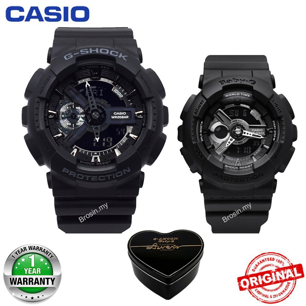 นาฬิกาข้อมือ Casio gshock Baby-G GA110 BA110 ของแท้ 100% สําหรับคู่รัก