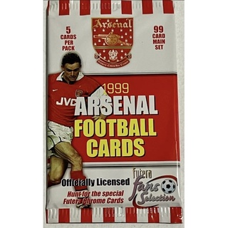 ⚽️การ์ดสะสมฟุตบอล⚽️🏆1999 Futera Fans Selection🏆Arsenal Football Soccer Cards Super Rare✨✨ ราคาต่อ 1 ซอง ✨