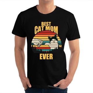 เสื้อยืด พิมพ์ลาย Best Cat Dad Ever Cat Daddy Retrot เหมาะกับของขวัญวันเกิด แฟชั่นสําหรับคู่รักS-5XL