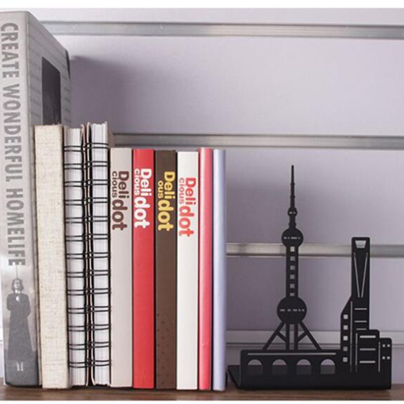 De ที่กั้นหนังสือ โลหะ ลายศิลปะสร้างสรรค์ รูปที่ 5