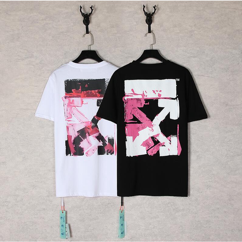 2676 ปิด ผู้หญิง แฟชั่น เสื้อยืด สําหรับผู้ชาย แฟชั่น สีชมพู