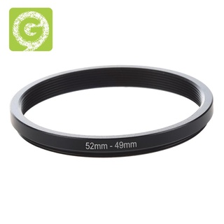 52mm-49mm 52mm to 49mm Black Step Down Ring Adapter for Camera