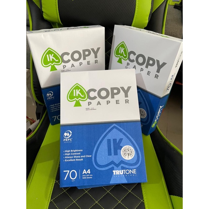 A4 HVS PAPER 70 GRAM IK PAPER/IK COPY PAPER SUPER 1 Ream