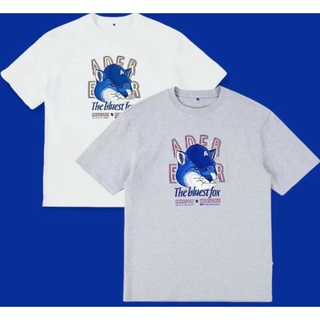 ค่าของเงิน  ADER ERRORเสื้อยืดพิมพ์ลาย THE BLUEST FOX T-SHIRT S-3XL