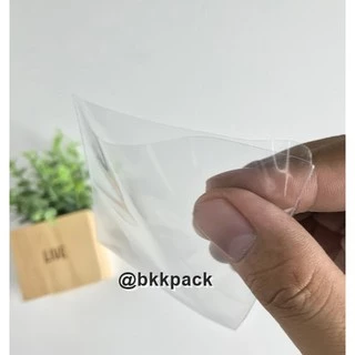ถุงแก้วใส OPP โอพีพี แพ็ค 1กิโล มีหลายขนาดให้เลือก ปากตัดตรงไม่มีแถบกาว