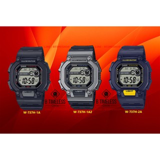 CASIO รุ่น W-737,W-737H / W-737H-1A,W-737H-1A2,W-737H-2A ของแท้100% รับประกันตัวเครื่องและถ่าน 1 ปีเต็ม