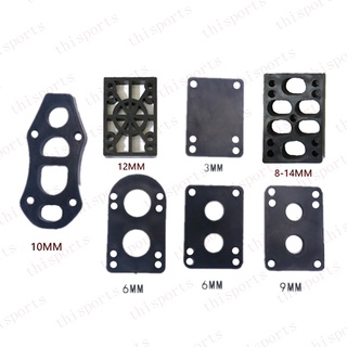 【ถูกที่สุด】ส่งไว Riser pad ยางรองทรัค 3mm 6mm 10mm 12mm ยางทรัค surfskate skateboard สเก็ตบอร์ด เซิฟสเก็ต